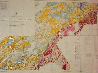 small scale geologic map