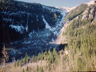 avalanche chutes, CO