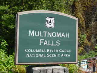 Columbia River Gorge and Multnomah Falls, Oregon