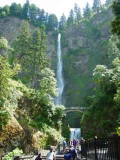 Columbia River Gorge and Multnomah Falls, Oregon