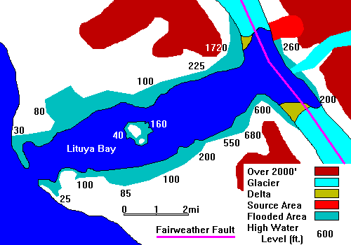 Lituya Bay, Alaska, July 9, 1958