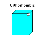 orthorhombic minerals