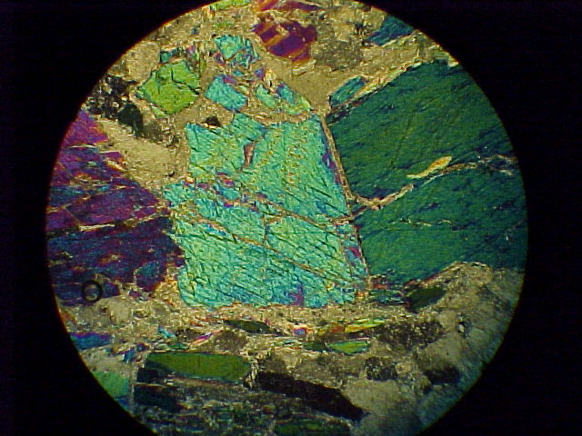 Actinolite-Tremolite in thin section
